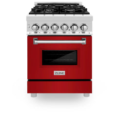 ZLINE 24" Dual Fuel Range with in Stainless Steel - RA24 - The Home Selection