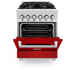 ZLINE 24" Dual Fuel Range with in Stainless Steel - RA24 - The Home Selection