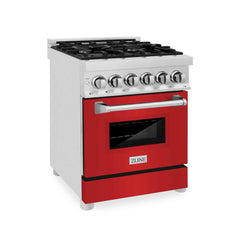 ZLINE 24" Dual Fuel Range with in Stainless Steel - RA24 - The Home Selection