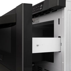 ZLINE 24 in. 1.2 Cu. Ft. Microwave Drawer In Black Stainless Steel, MWD-1-BS - The Home Selection