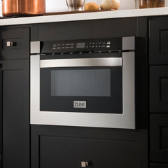 ZLINE 24 in. 1.2 Cu. Ft. Microwave Drawer In Stainless Steel, MWD-1 - The Home Selection