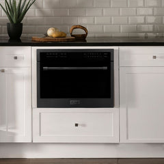 ZLINE 24 in. Built-in Convection Microwave Oven in Black Stainless Steel, MWO-BS-24 - The Home Selection