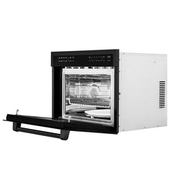 ZLINE 24 in. Built-in Convection Microwave Oven in Black Stainless Steel, MWO-BS-24 - The Home Selection