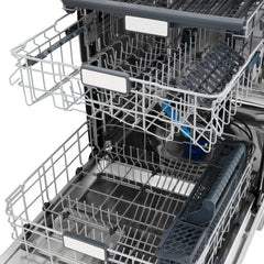 ZLINE 24 in. Panel-Ready Monument Series 3rd Rack Top Touch Control Dishwasher with Stainless Steel Tub, 45dBa (DWMT-24) - The Home Selection