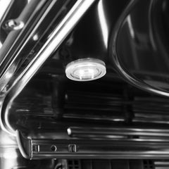 ZLINE 24 in. Panel-Ready Monument Series 3rd Rack Top Touch Control Dishwasher with Stainless Steel Tub, 45dBa (DWMT-24) - The Home Selection