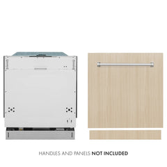 ZLINE 24 in. Panel Ready Top Control Dishwasher with Stainless Steel Tub (DW7713-24) - The Home Selection