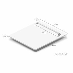 ZLINE 24" Monument Dishwasher Panel with Traditional Handle (DPMT-24) - The Home Selection