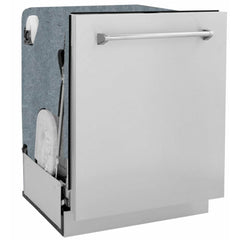ZLINE 24" Monument Series 3rd Rack Top Touch Control Dishwasher with Color Options and Stainless Steel Tub, 45dBa - DWMT-24 - The Home Selection