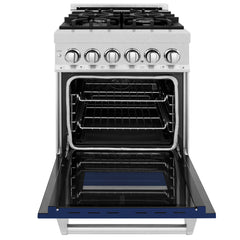 ZLINE 24” Professional DuraSnow® Dual Fuel Range RAS-SN-24 - The Home Selection