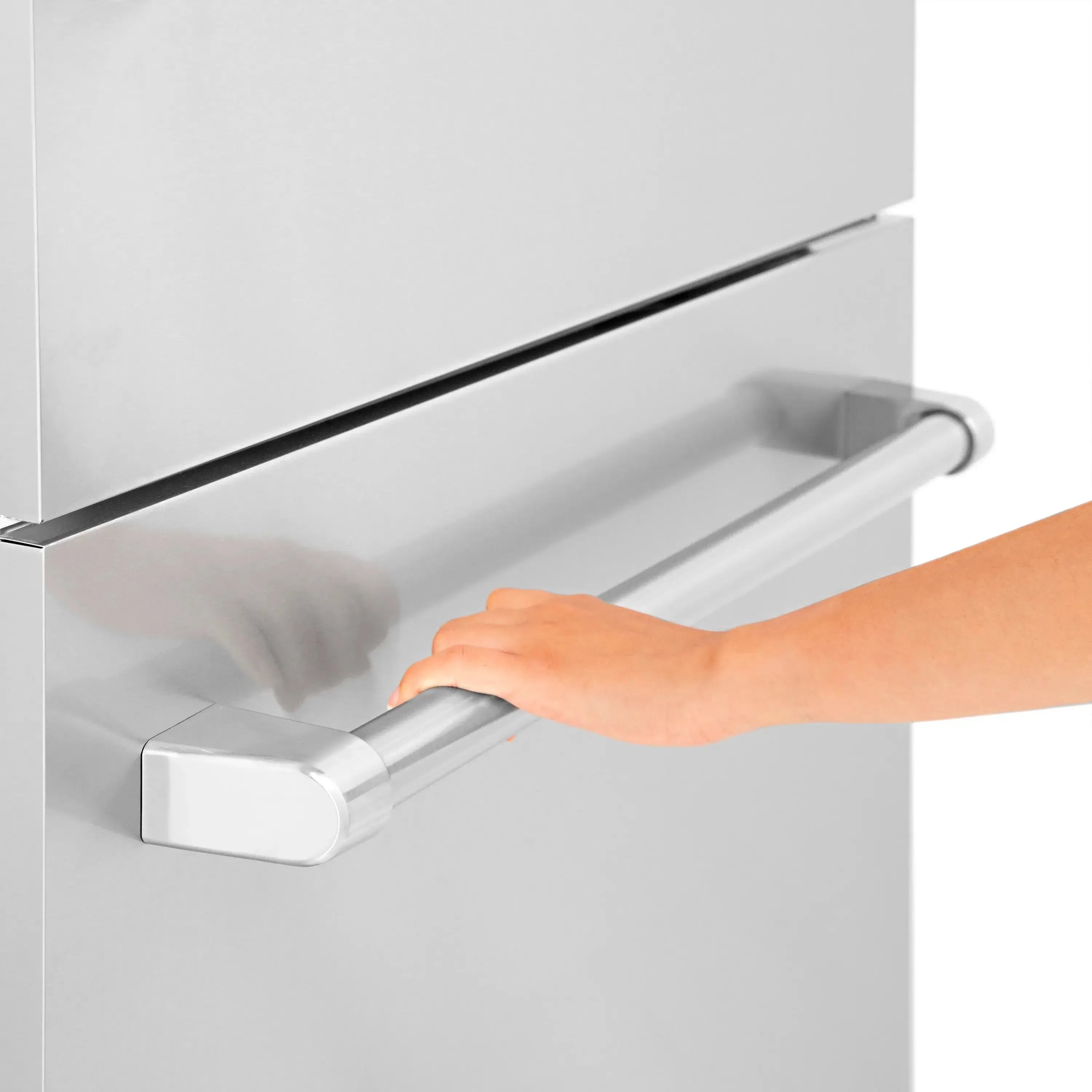 ZLINE 30" 16.1 cu. ft. Built-In 2-Door Bottom Freezer Refrigerator with Internal Water and Ice Dispenser in Stainless Steel (RBIV-304-30) - The Home Selection