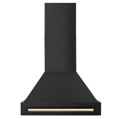 ZLINE 30" Autograph Edition Black Stainless Steel Range Hood with Handle - BS655Z-30 - The Home Selection