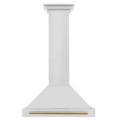 ZLINE 30" Autograph Edition Stainless Steel Range Hood with Stainless Steel Shell (KB4STZ-30) - The Home Selection