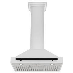 ZLINE 30" Autograph Edition Stainless Steel Range Hood with Stainless Steel Shell (KB4STZ-30) - The Home Selection