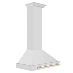 ZLINE 30" Autograph Edition Stainless Steel Range Hood with Stainless Steel Shell (KB4STZ-30) - The Home Selection