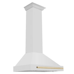 ZLINE 30" Autograph Edition Stainless Steel Range Hood with Stainless Steel Shell (KB4STZ-30) - The Home Selection