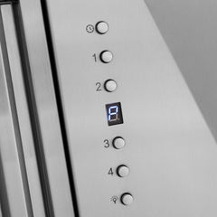 ZLINE 30" Autograph Edition Stainless Steel Range Hood with White Matte Shell and Accents - 8654STZ-WM30 - The Home Selection