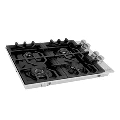 ZLINE 30" Dropin Gas Stovetop with 4 Gas Burners and Black Porcelain Top - RC30-PBT - The Home Selection