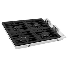 ZLINE 30" Dropin Gas Stovetop with 4 Gas Burners and Black Porcelain Top - RC30-PBT - The Home Selection