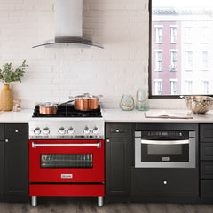ZLINE 30" Dual Fuel Range in Stainless Steel - RA30 - The Home Selection