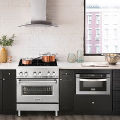 ZLINE 30" Dual Fuel Range in Stainless Steel - RA30 - The Home Selection