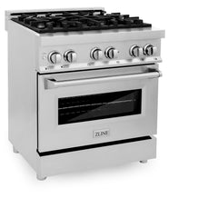ZLINE 30" Dual Fuel Range in Stainless Steel - RA30 - The Home Selection