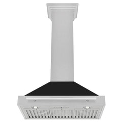 ZLINE 30" DuraSnow® Stainless Steel Range Hood with Stainless Steel Handle (KB4SNX-30) - The Home Selection