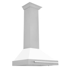 ZLINE 30" DuraSnow® Stainless Steel Range Hood with Stainless Steel Handle (KB4SNX-30) - The Home Selection