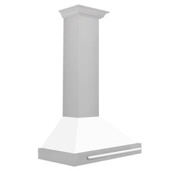 ZLINE 30" DuraSnow® Stainless Steel Range Hood with Stainless Steel Handle (KB4SNX-30) - The Home Selection