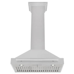 ZLINE 30" DuraSnow® Stainless Steel Range Hood with Stainless Steel Handle (KB4SNX-30) - The Home Selection