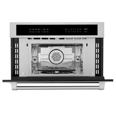 ZLINE 30 in. Built-in Convection Microwave Oven in Stainless Steel with Speed and Sensor Cooking, MWO-30 - The Home Selection