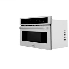 ZLINE 30 in. Built-in Convection Microwave Oven in Stainless Steel with Speed and Sensor Cooking, MWO-30 - The Home Selection