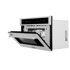 ZLINE 30 in. Built-in Convection Microwave Oven in Stainless Steel with Speed and Sensor Cooking, MWO-30 - The Home Selection