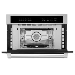ZLINE 30 in. Built-in Convection Microwave Oven in Stainless Steel with Speed and Sensor Cooking, MWO-30 - The Home Selection