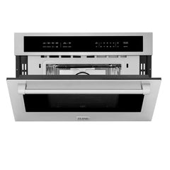 ZLINE 30 in. Built-in Convection Microwave Oven in Stainless Steel with Speed and Sensor Cooking, MWO-30 - The Home Selection