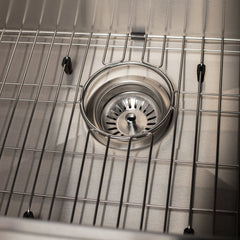 ZLINE 30 in. Garmisch Undermount Single Bowl Stainless Steel Kitchen Sink with Bottom Grid and Accessories, SLS-30 - The Home Selection
