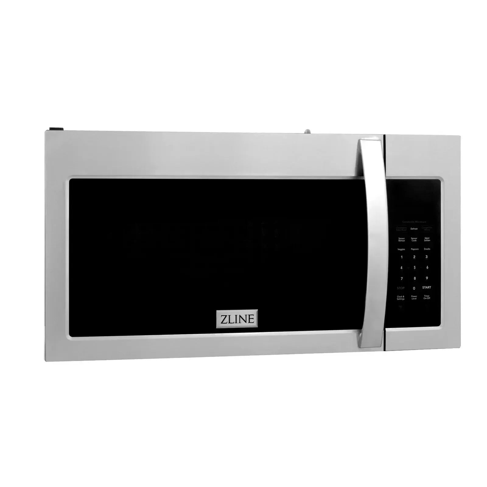 ZLINE 30-Inch 1.5 cu. ft. Over the Range Microwave in Stainless Steel with Modern Handle and Set of 2 Charcoal Filters - MWO-OTRCF-30 - The Home Selection
