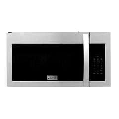 ZLINE 30-Inch 1.5 cu. ft. Over the Range Microwave in Stainless Steel with Modern Handle and Set of 2 Charcoal Filters - MWO-OTRCF-30 - The Home Selection
