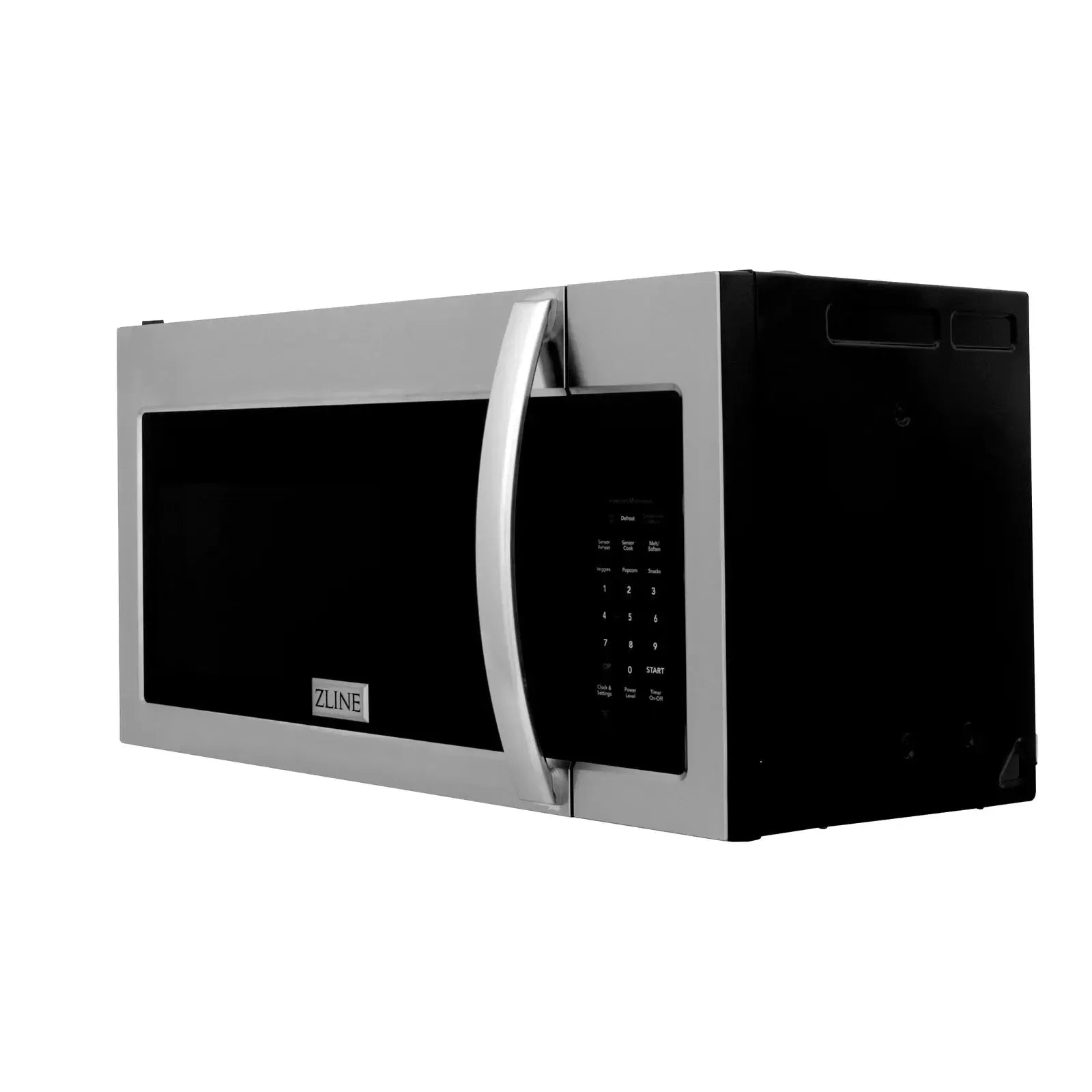 ZLINE 30-Inch 1.5 cu. ft. Over the Range Microwave in Stainless Steel with Modern Handle and Set of 2 Charcoal Filters - MWO-OTRCF-30 - The Home Selection
