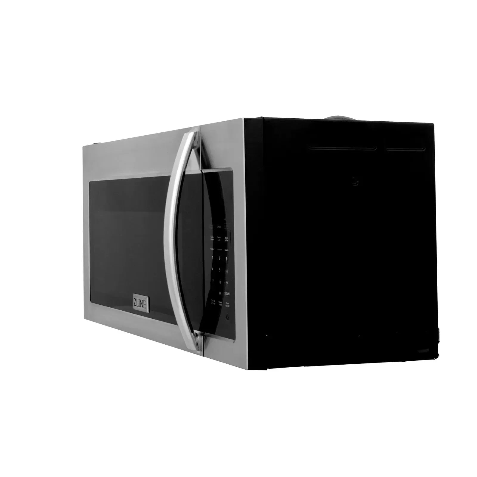 ZLINE 30-Inch 1.5 cu. ft. Over the Range Microwave in Stainless Steel with Modern Handle and Set of 2 Charcoal Filters - MWO-OTRCF-30 - The Home Selection