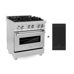 ZLINE 30-Inch 4.0 cu. ft. Electric Oven and Gas Cooktop Dual Fuel Range with Griddle in Fingerprint Resistant Stainless - RAS-SN-GR-30 - The Home Selection