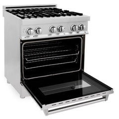 ZLINE 30" Kitchen Package with Stainless Steel Dual Fuel Range and Convertible Vent Range Hood - 2KP-RARH30 - The Home Selection