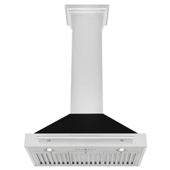 ZLINE 30" Stainless Steel Range Hood with Shell and Stainless Steel Handle (KB4STX-30) - The Home Selection