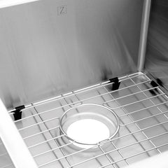 ZLINE 32" Jackson Undermount Double Bowl Kitchen Sink with Bottom Grid - SRDR-32 - The Home Selection