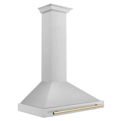 ZLINE 36" Autograph Edition Stainless Steel Range Hood with Stainless Steel Shell (KB4STZ-36) - The Home Selection