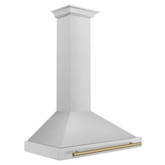 ZLINE 36" Autograph Edition Stainless Steel Range Hood with Stainless Steel Shell (KB4STZ-36) - The Home Selection