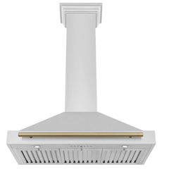 ZLINE 36" Autograph Edition Stainless Steel Range Hood with Stainless Steel Shell (KB4STZ-36) - The Home Selection