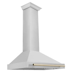 ZLINE 36" Autograph Edition Stainless Steel Range Hood with Stainless Steel Shell (KB4STZ-36) - The Home Selection