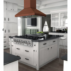 ZLINE 36" Designer Series Copper Island Mount Range Hood - 8KL3iC-36 - The Home Selection