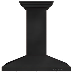 ZLINE 36" Designer Series Oil-Rubbed Bronze Island Mount Range Hood - 8KL3iB-36 - The Home Selection
