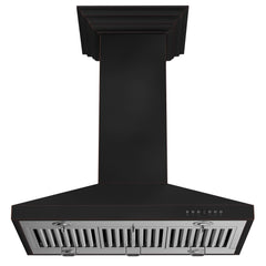 ZLINE 36" Designer Series Oil-Rubbed Bronze Island Mount Range Hood - 8KL3iB-36 - The Home Selection